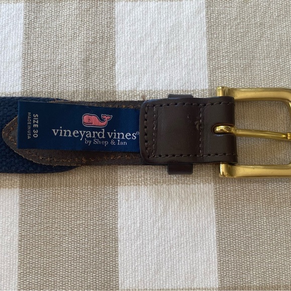 VINEYARD VINES BLUE WHALE BELT - Picture 4 of 5